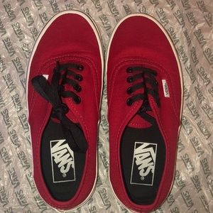Chili Pepper Red/Black Authentic Vans